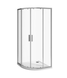 Nion Sprchový kout čtvrtkruhový, 90x90 cm, rádius 55 cm, Jika perla Glass, stříbrná/transparentní sklo (H2532N20026681)