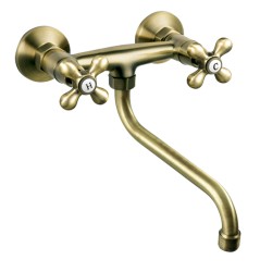NOVASERVIS - Dřezová nástěnná baterie 150 mm bronz (BAI5BR)