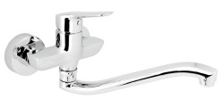 NOVASERVIS - Dřezová umyvadlová baterie 100 mm Metalia 54 ECO, chrom (54074,0E)