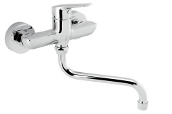 NOVASERVIS - Dřezová umyvadlová baterie 150 mm Metalia 54, chrom (54070/T,0)