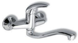 NOVASERVIS - Dřezová umyvadlová baterie 150 mm Metalia 55 chrom (55070,0)