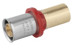 NOVASERVIS - Lisovací AL/PEX přechod 20x2mm na měděnou trubku CU22mm (FNPCO2022)