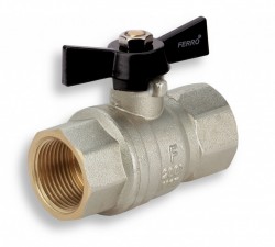 NOVASERVIS - Luxusní kulový plnoprůtočný kohout - motýlek MM 3/4