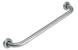 NOVASERVIS - Madlo rovné 600 mm s krytkami kartáčovaná nerez (R6661,4)