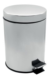 NOVASERVIS - Odpadkový koš kulatý 3 l chrom (6162,0)