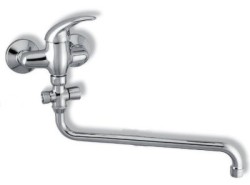 NOVASERVIS - Paneláková baterie bez příslušenství 100 mm Metalia 55 chrom (55075/1,0)
