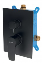 NOVASERVIS - Podomítková baterie s boxem 2 vývody, METALIA 58 (BOX58051R,5)