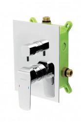 NOVASERVIS - Podomítková baterie s boxem 2 vývody, TINA (BOX38051R,0)