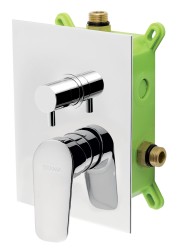 NOVASERVIS - Podomítková baterie s boxem Titania Pure, 2 vývody (BOX90351R,0)