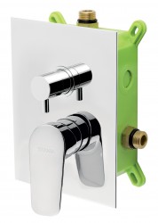 NOVASERVIS - Podomítková baterie s boxem Titania Pure, 2 vývody (BOX90351R,0)