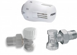 NOVASERVIS - Sada na radiatory s termostatem rohová 1/2