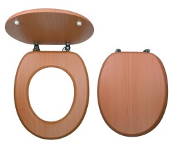 NOVASERVIS - Sedátko dýhované buk MDF (WC/BUK)