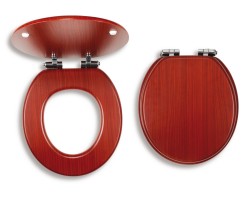 NOVASERVIS - Sedátko dýhované MDF (WC/SOFTORECHLY)