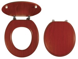 NOVASERVIS - Sedátko dýhované orech MDF (WC/ORECHLY)