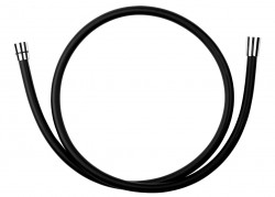 NOVASERVIS - Sprchová hadice plastová, 150 cm černá (BLACK/150,5)