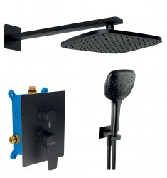 NOVASERVIS - Sprchová sada podomítková ECO, černá (SADA58051R,5)