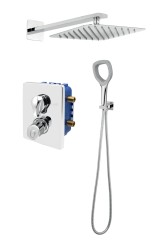 NOVASERVIS - Sprchová sada podomítková termostatická ECO chrom (SADAECO52RT)