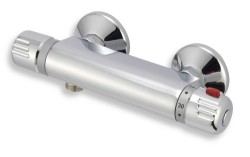 NOVASERVIS - Sprchová termostatická baterie 120 mm Aquamat chrom (2664/1,0)