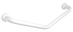 NOVASERVIS - Úhlové držadlo s krytkami 400x400mm bílé (R66404,11)