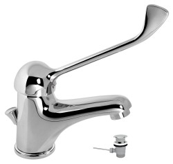 NOVASERVIS - Umyvadlová baterie s výpustí lékařská páka Metalia 55 chrom (55001L,0)
