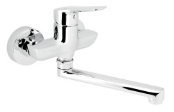 NOVASERVIS - Umyvadlová dřezová baterie 100 mm Metalia 54 ECO, chrom (54077,0E)