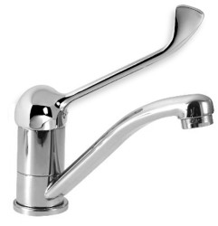NOVASERVIS - Umyvadlová dřezová baterie lékařská páka Metalia 55 chrom (55096L,0)