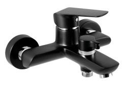 NOVASERVIS - Vanová baterie bez příslušenství 150 mm Nobless Tina černá (38020/1,5)