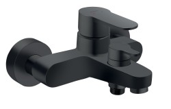 NOVASERVIS - Vanová baterie bez příslušenství 150 mm Nostris, černá (BNS1BL)
