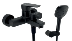 NOVASERVIS - Vanová nástěnná baterie METALIA 58 ECO, 150 mm, černá (58020,5)