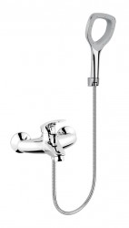 NOVASERVIS - Vanová nástěnná baterie s příslušenstvím Metalia ECO+ chrom (57020,0E)