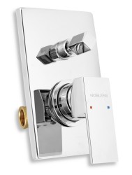 NOVASERVIS - Vanová sprchová baterie s přepínačem EDGE chrom (36050R,0)