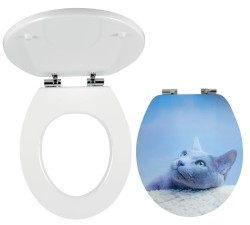 NOVASERVIS - WC sedátko, MDF s potiskem, panty kov-chrom (WC/SOFT3D)