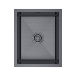 Ocelový dřez 40 x 50 bez otvoru pro baterii, grafit, Velazo VELAZ(4050BB)