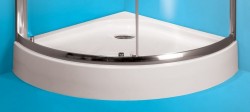 OLSEN SPA - Čtvrtkruhová vanička ALBATERA (BCLORC90V)