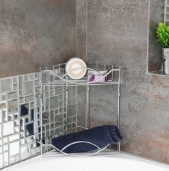 OLSEN SPA - Drátěná rohová polička KD02080046 (KD02080046)