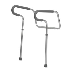 OLSEN SPA - Madlo pro invalidy, podpěra k závěsnému wc, bílá barva (KD02331407)