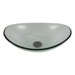 OLSEN SPA - Skleněné umyvadlo na desku DEVENTER 55×37×16  (OLKLTG108)