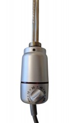 OLSEN SPA - Topná tyč PATRONA s termostatem - Barva topné tyče - Chrom - matný, Výkon topné tyče - 600 W (RADPST362)