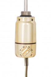 OLSEN SPA - Topná tyč PATRONA s termostatem - Barva topné tyče - Zlatá lesklá, Výkon topné tyče - 150 W (RADPST154)