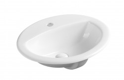 OLSEN SPA - Umyvadlo OVALE I, 51 x 42,5 x 18  - zápustné (OLKLT6001)
