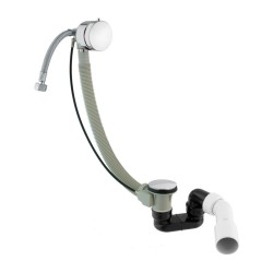 OLSEN SPA - Vanový sifon s napouštěním přes přepad, chrom (BAHATK122SCR)