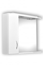 OLSEN SPA - Zrcadlo HELIOS - Rozměr A - 75, Rozměr B - 13, Rozměr C - 60, Varianta - Levá (OLNHEL75)