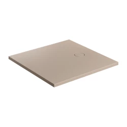 OMNIRES - AQUAROCK kompozitní sprchová vanička protiskluzová, 80 x 80 cm, dune beige mat (AQUAROCK80-KDB)