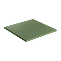 OMNIRES - AQUAROCK kompozitní sprchová vanička protiskluzová, 80 x 80 cm, olive mat (AQUAROCK80-KOL)