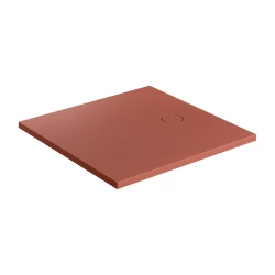 OMNIRES - AQUAROCK kompozitní sprchová vanička protiskluzová, 80 x 80 cm, terracotta mat (AQUAROCK80-KTE)