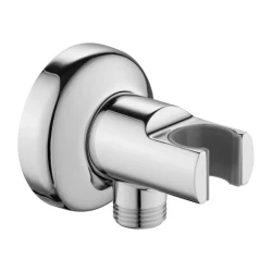 OMNIRES - ART DECO Nástěnný držák hadice, chrom lesk (8869CR)