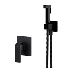 OMNIRES - BARETTI podomítková bidetová baterie černá mat /BLM/ (SYSBABI1XBL)