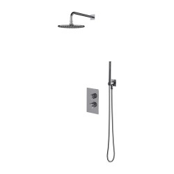 OMNIRES - CONTOUR termostatický podomítkový sprchový systém chrom /CR/ (SYSCT11CR)