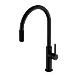 OMNIRES - Dřezová baterie (kompatibilní s jakýmkoli systémem filtrace vody), černá mat (SW9057BL)