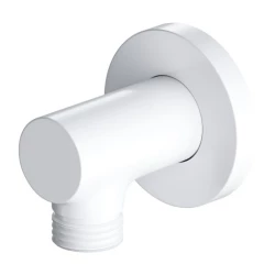 OMNIRES - Držák sprchy s vývodem pro hadici, bílá mat (S008WM)